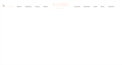 Desktop Screenshot of ecobelmedspa.com